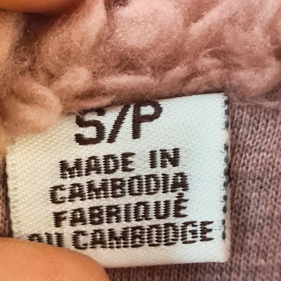 Weatherproof Vintage Women Size S Plush Pink Sweater Faux Fur Turtleneck 1/4 Zip - Picture 4 of 15